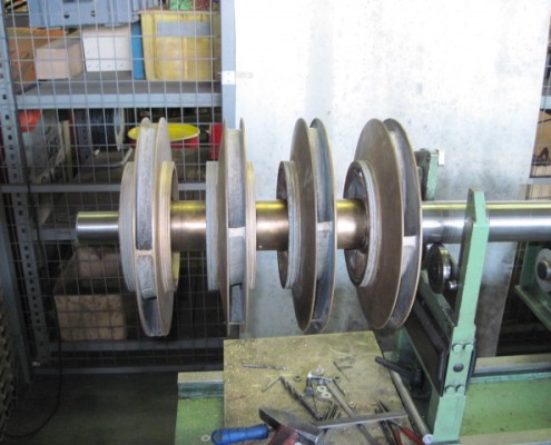 Equilibrage Roues de pompe