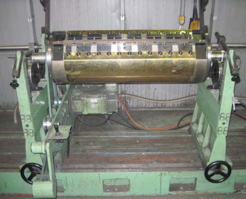 Equilibrage d'un tambour d'imprimerie