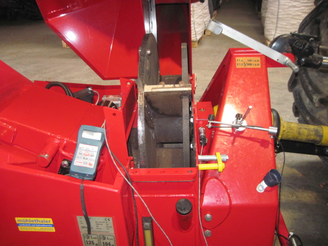 Equilibrage déchiqueteuse à bois