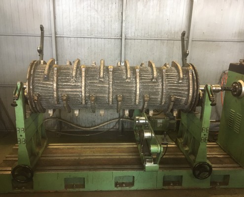 Equilibrage dynamique d'un rotor de broyeur