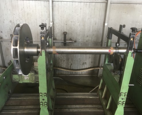 Equilibrage dynamique d'un disque de frein