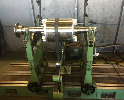 Equilibrage dynamique d'un rotor avec accouplement