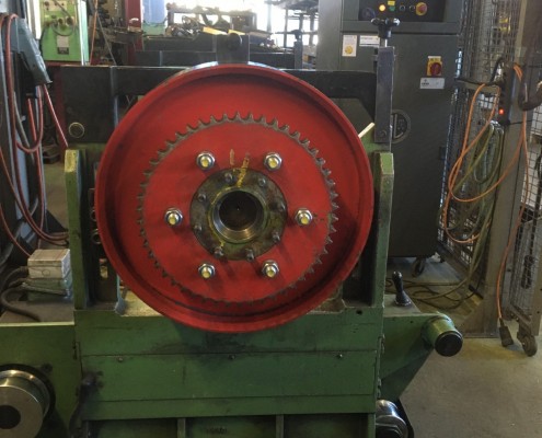 Equilibrage dynamique d'une poulie d'entraînement