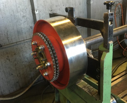 Equilibrage dynamique d'une poulie d'entraînement