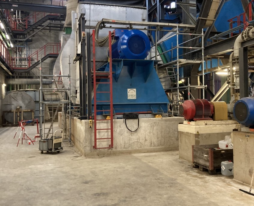 Contrôle des vibrations sur une installation de ventilation