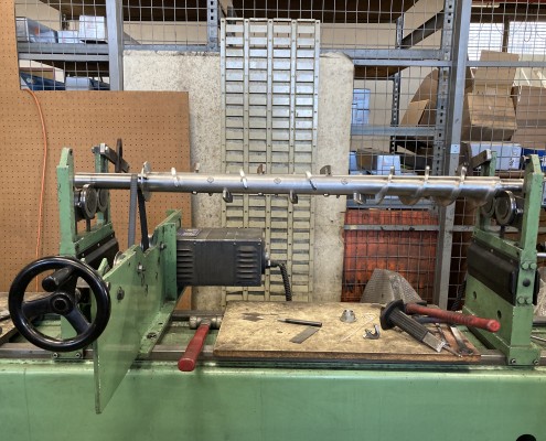 Equilibrage dynamique d'un arbre batteur Inox