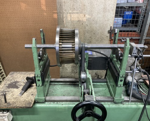 Equilibrage dynamique d'une turbine Inox